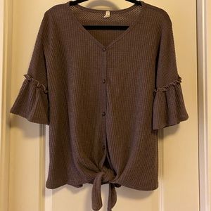 Front Tie Blouse